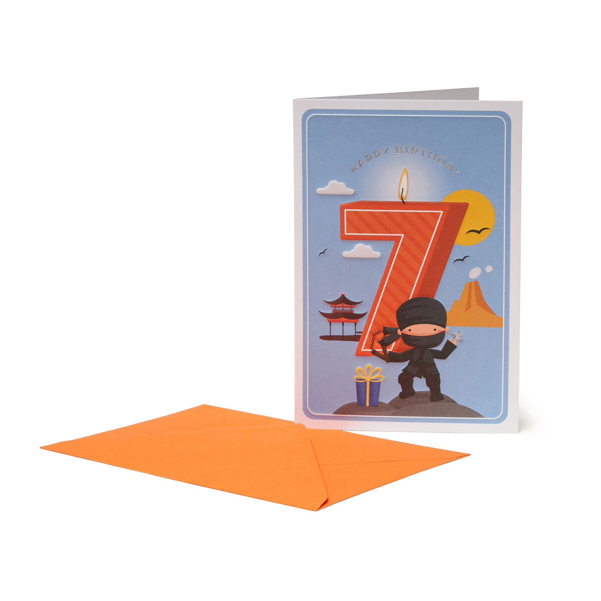 7th Birthday Card - Boy - Greeting Card