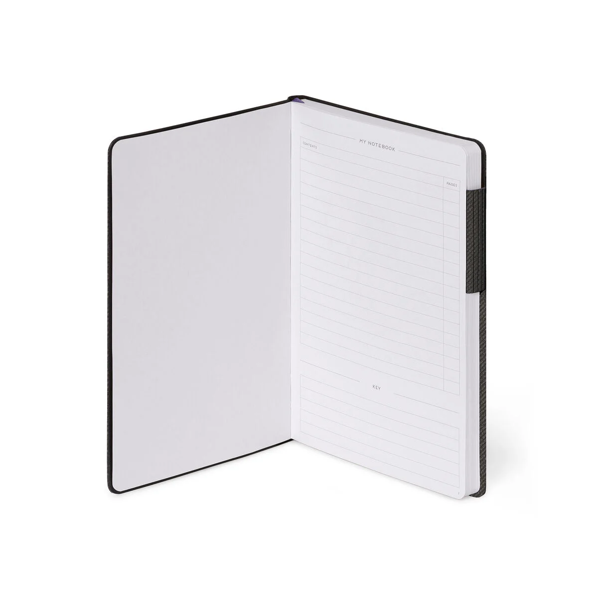 Dotted Notebook with Monochrome Soft Cover - Deep Graphite - My Notebook