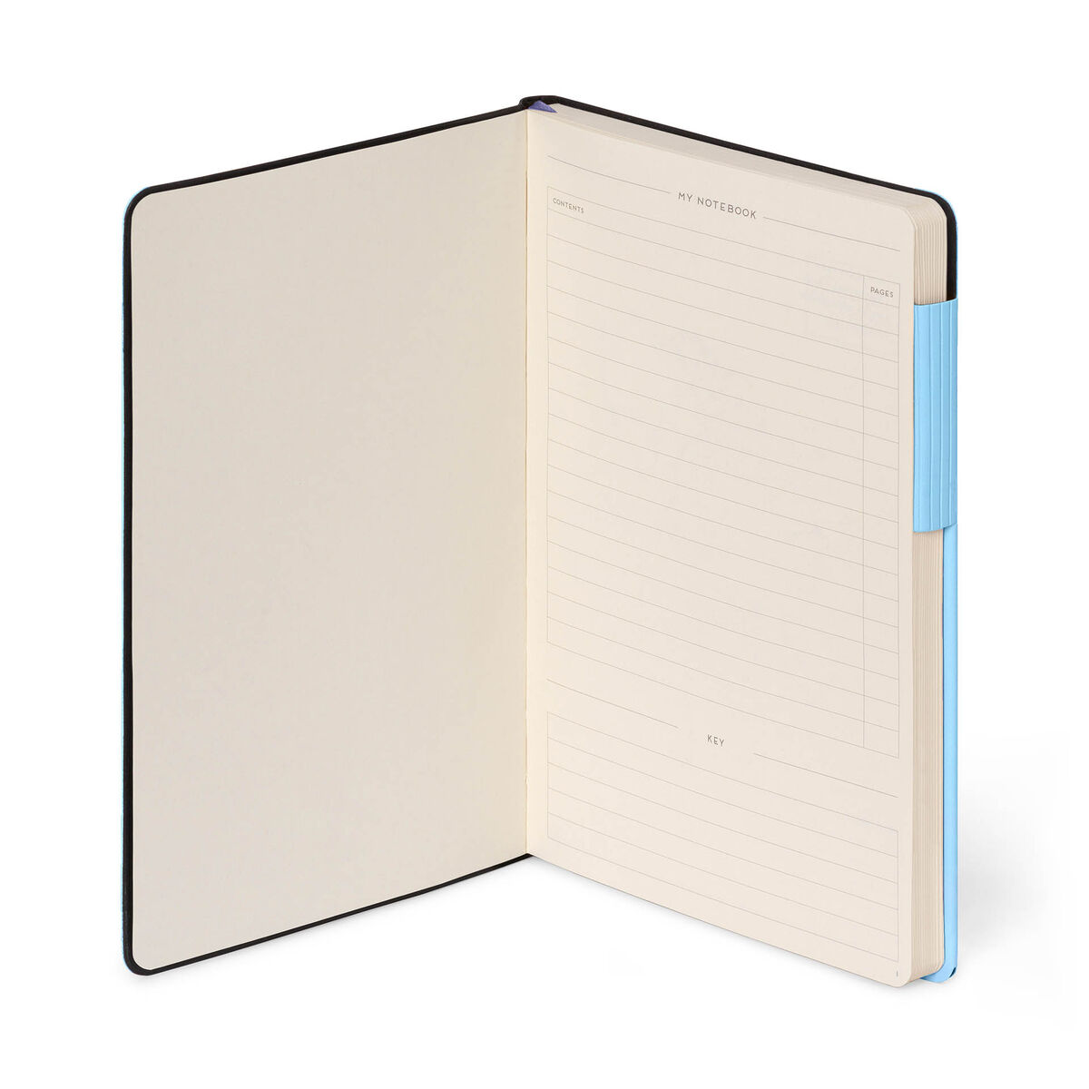 Notebook with Blank Pages and Monochrome Soft Cover - Aura - My Notebook