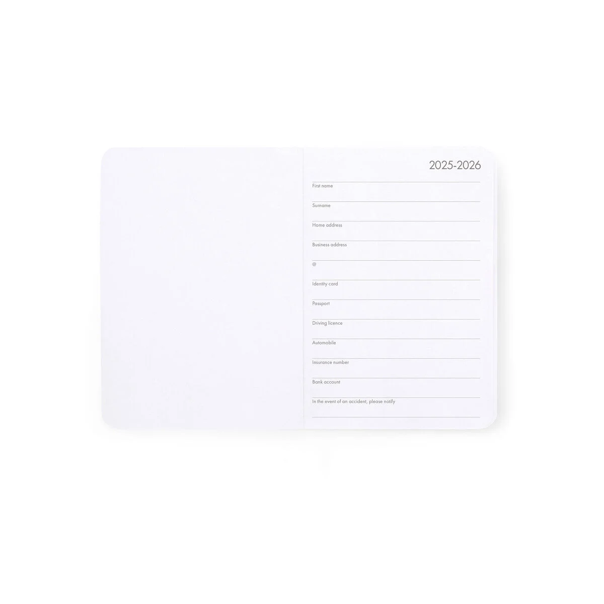 16-Month Weekly Photo Diary for 2025/2026 - Teddy Bear - With Notebook