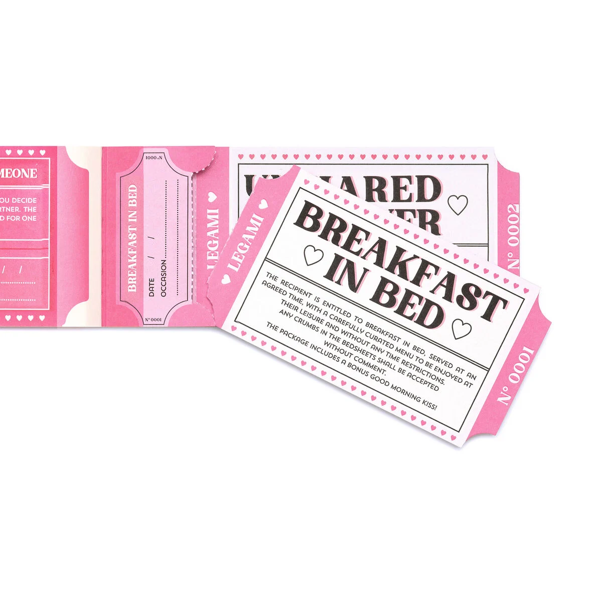 Book of 24 Romantic Vouchers - English - Gift Vouchers