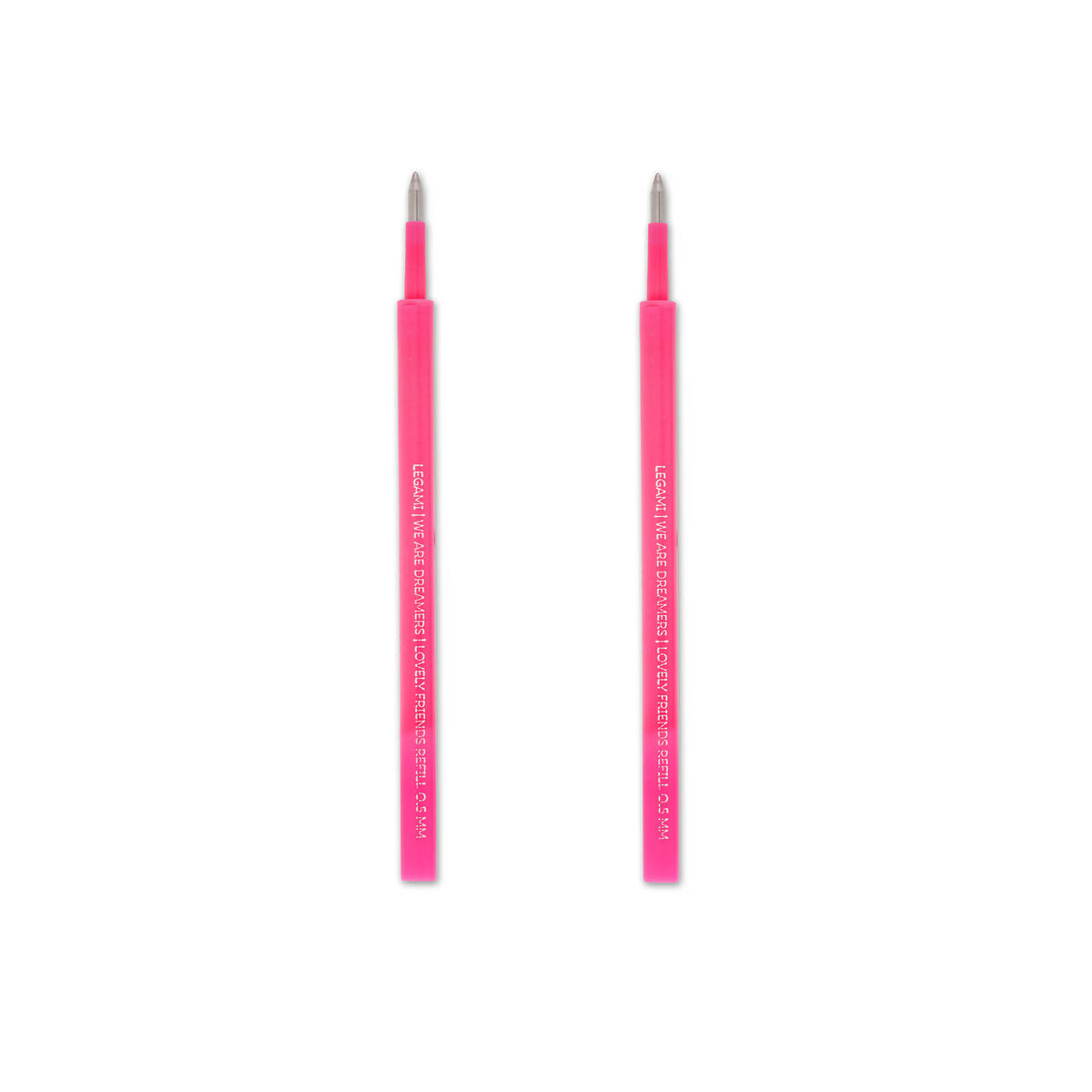 Set of 2 Refills for Lovely Friends Gel Pens - Neon Pink Ink