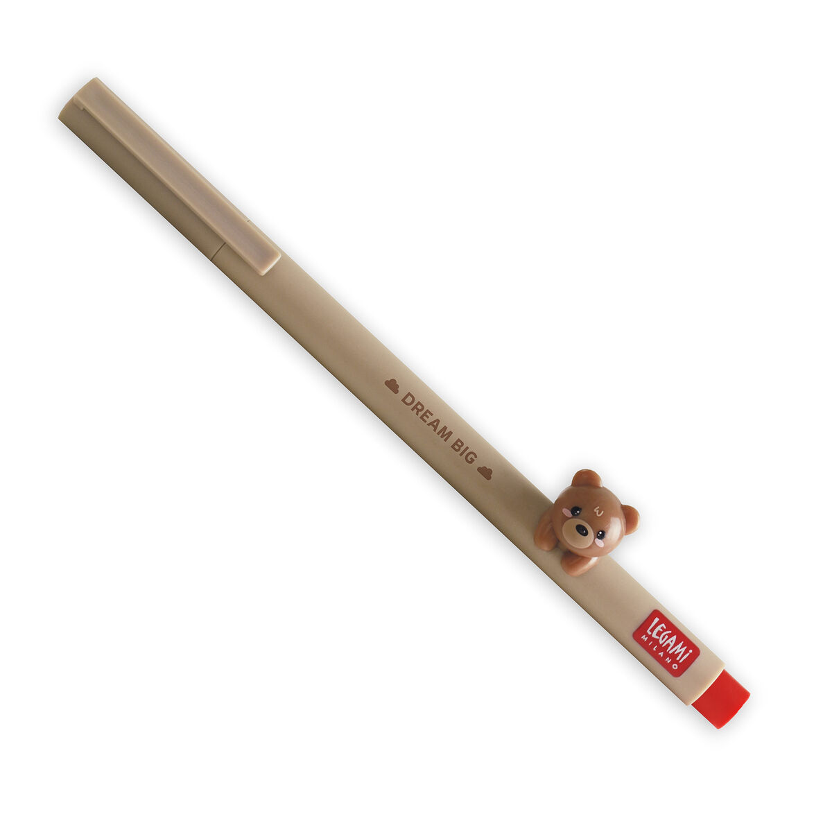 Gel Pen with "Dream Big" Teddy Bear Animal Decoration - Lovely Friends