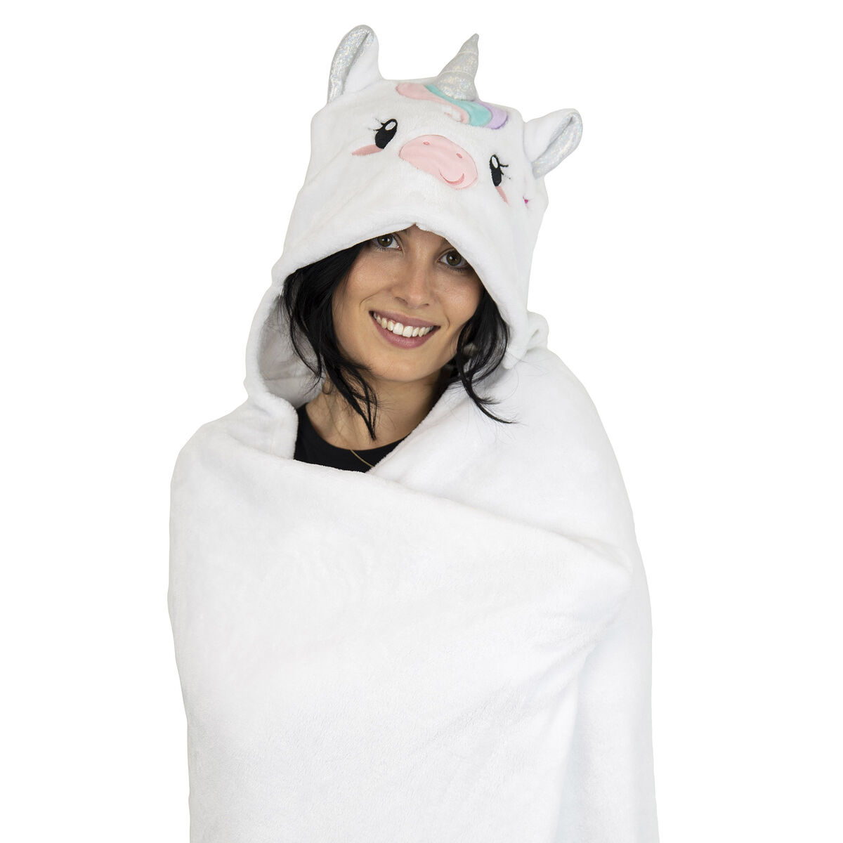Unicorn Hooded Blanket - Cosy Hugs