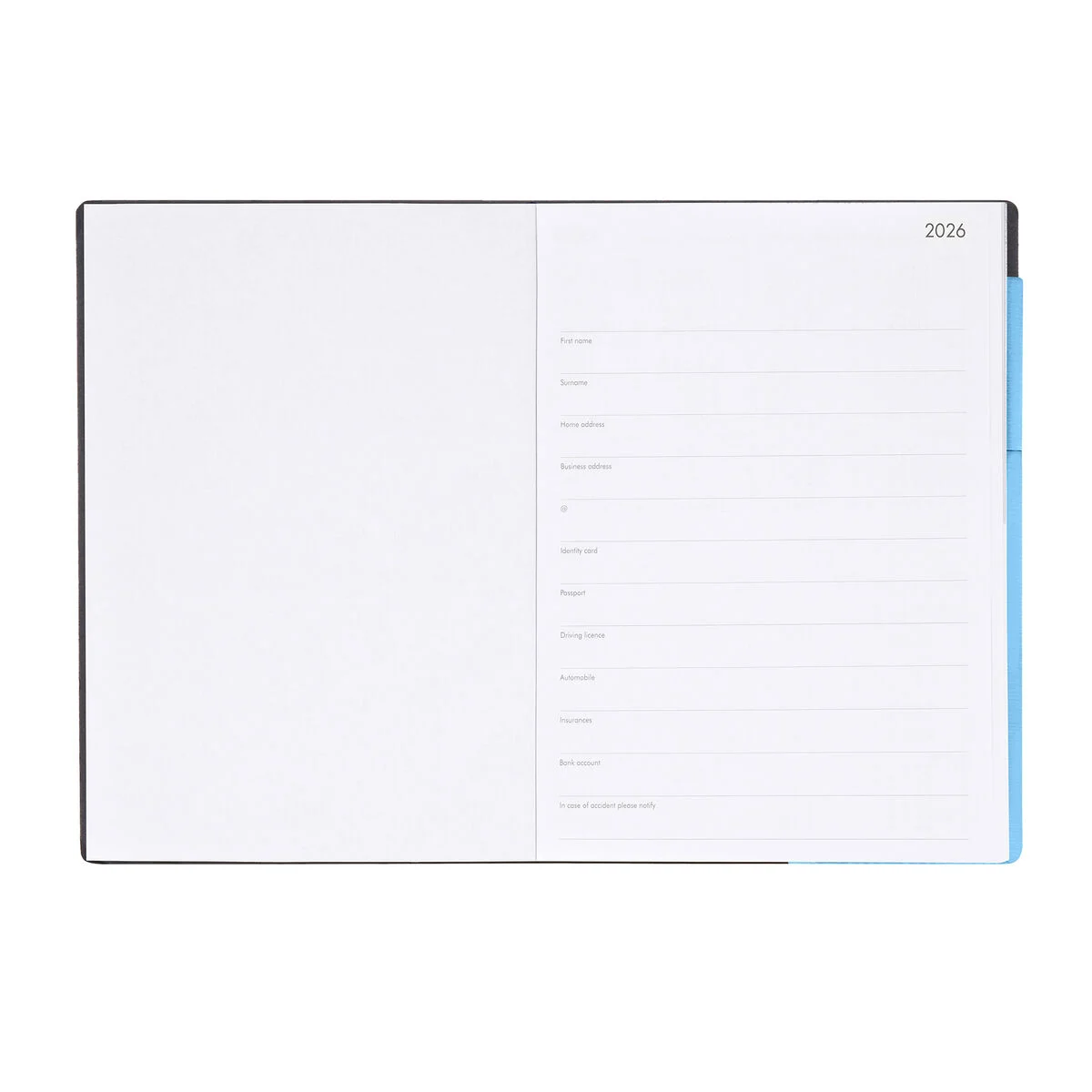 12-Month Large Weekly & Daily Diary - 2026