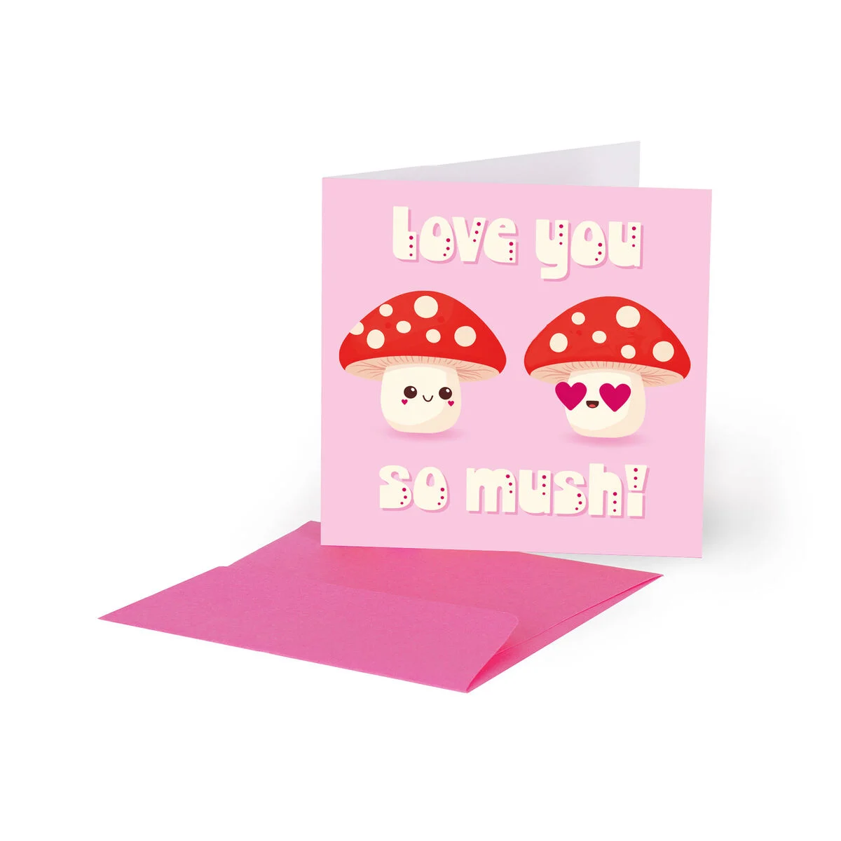 Greeting Card - Small - Love&Friendship - Small Greeting Card - Mushrooms
