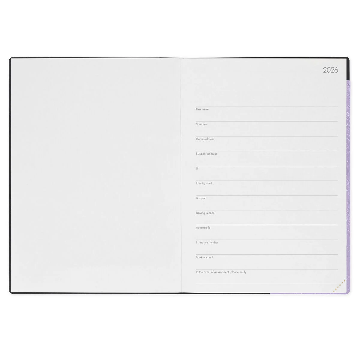 12-Month Maxi Weekly Diary - 2026