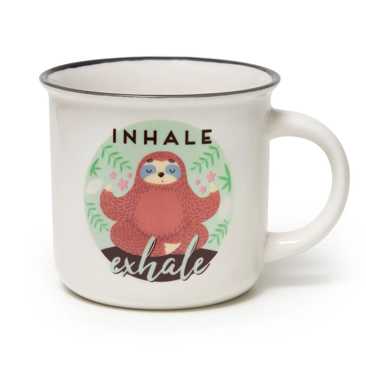 Porcelain Mug - Sloth - Cup-Puccino
