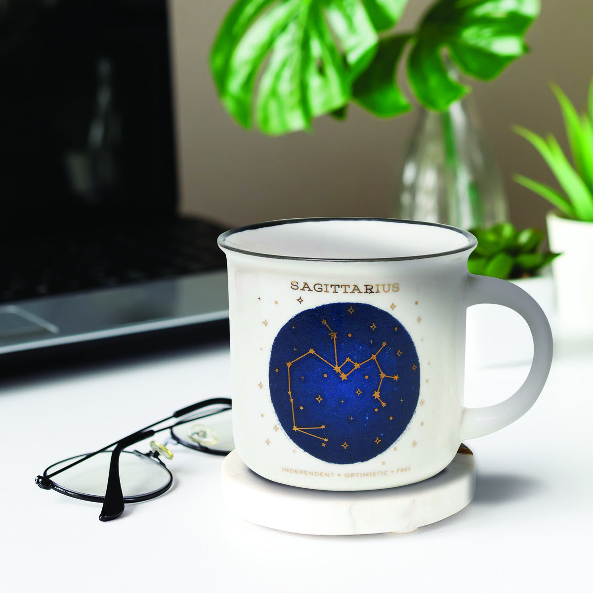 Porcelain Mug - Sagittarius - Count Your Lucky Stars