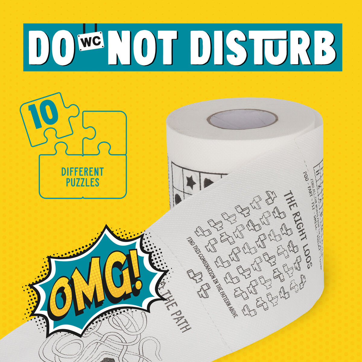 Puzzle Toilet Paper - Do Not Disturb