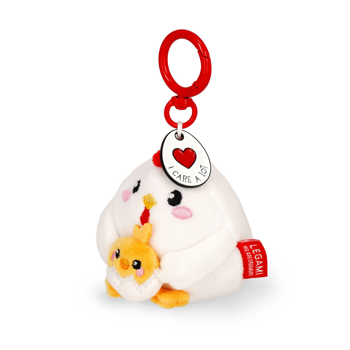 Hen Plush Key Ring - Tiny Super Soft!