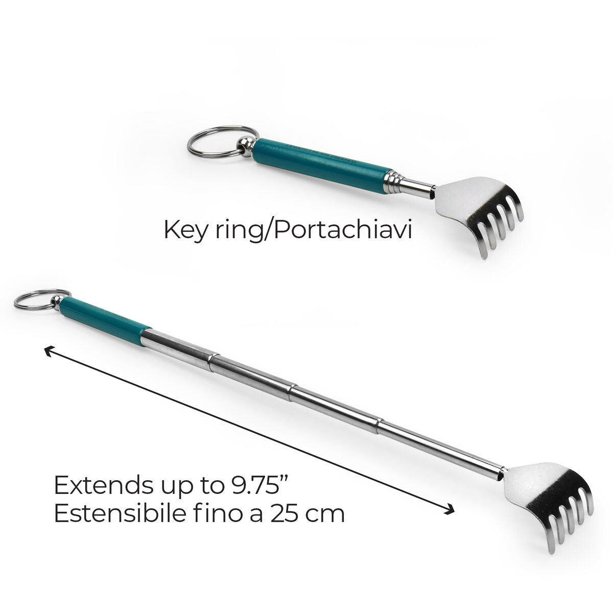 Mini Back Scratcher with Key Ring - SOS Mr. Tickle