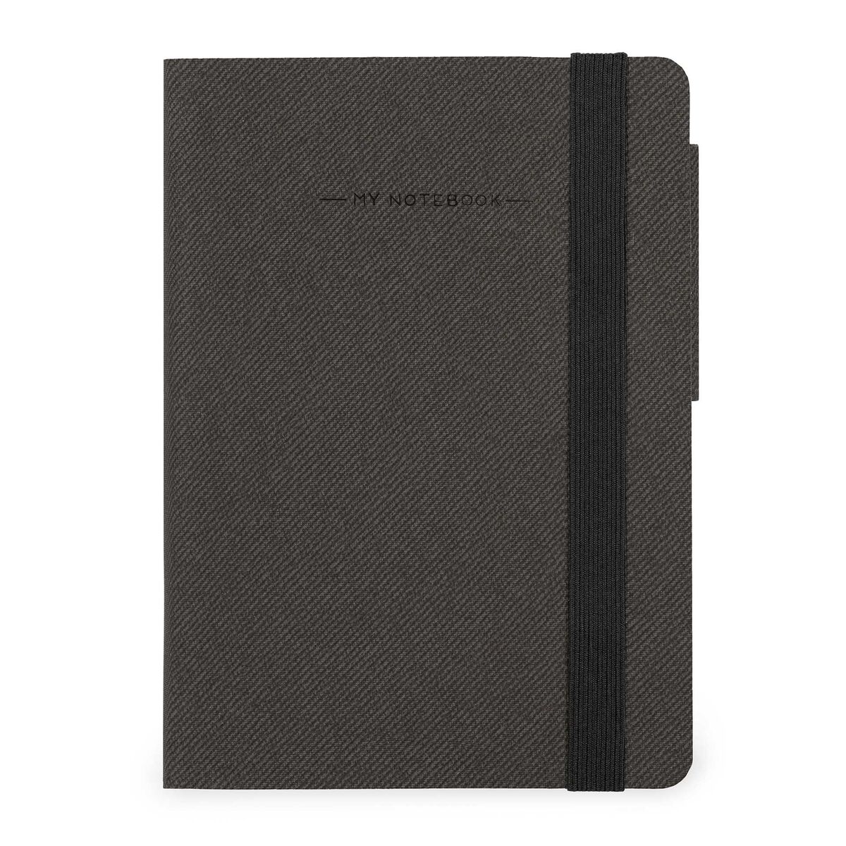 Notebook with Blank Pages and Monochrome Soft Cover - Deep Graphite - My Notebook