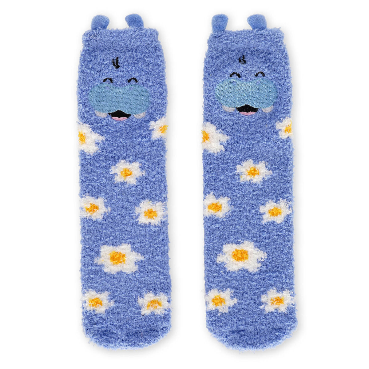 Non-Slip Hippo Socks for Adults - It