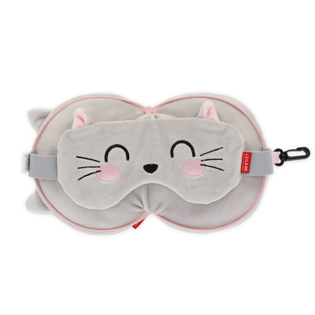 Kitty Travel Pillow with Sleep Mask - My Travel Buddy