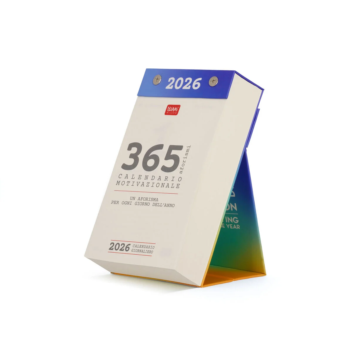 Daily Desk Calendar - 2026 - Italian Edition