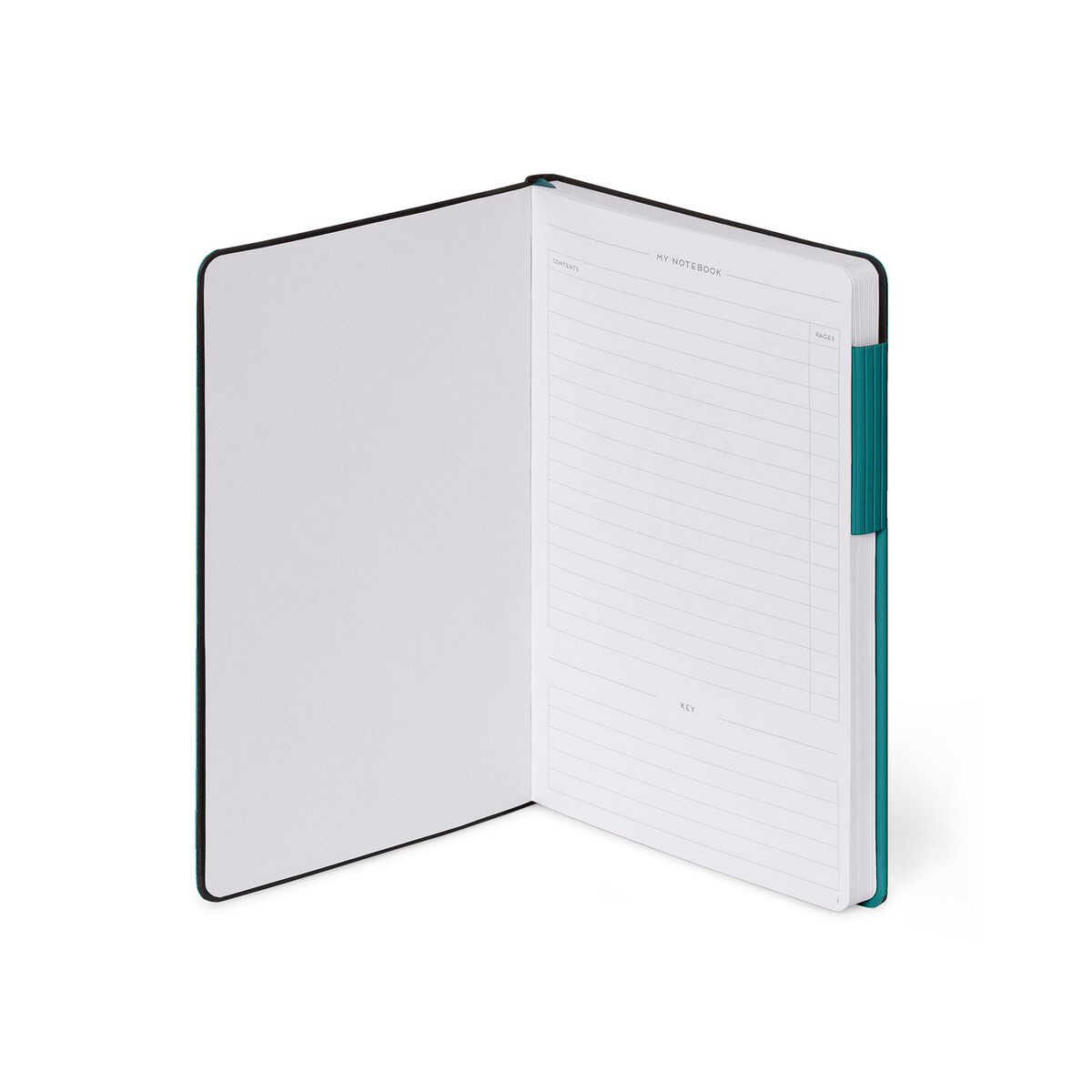 Dotted Notebook with Monochrome Soft Cover - Malachite Green - My Notebook