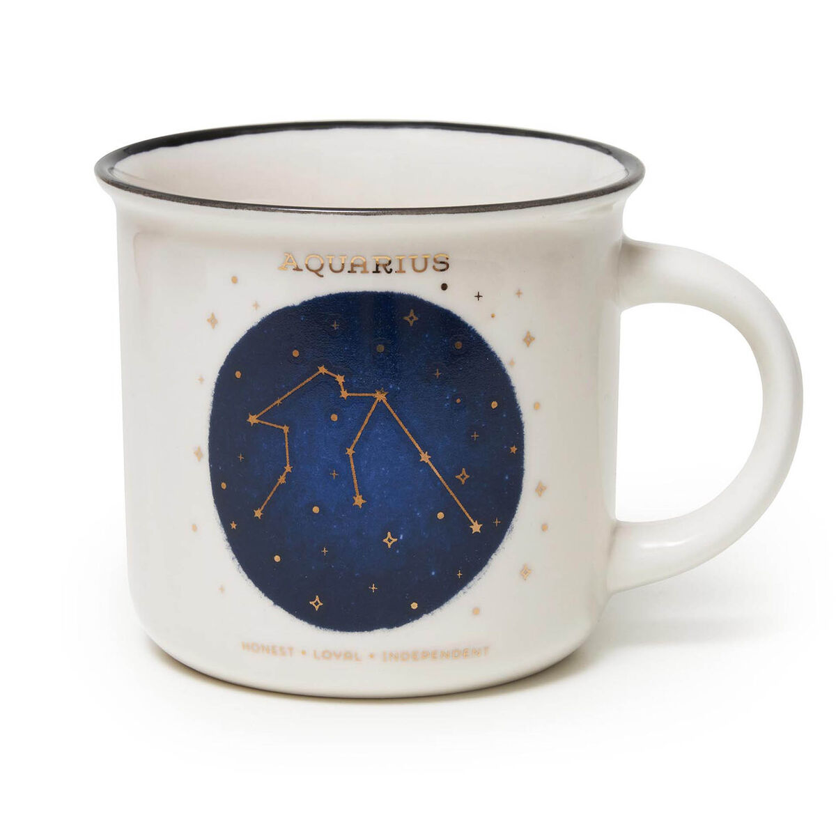 Porcelain Mug - Aquarius - Count Your Lucky Stars