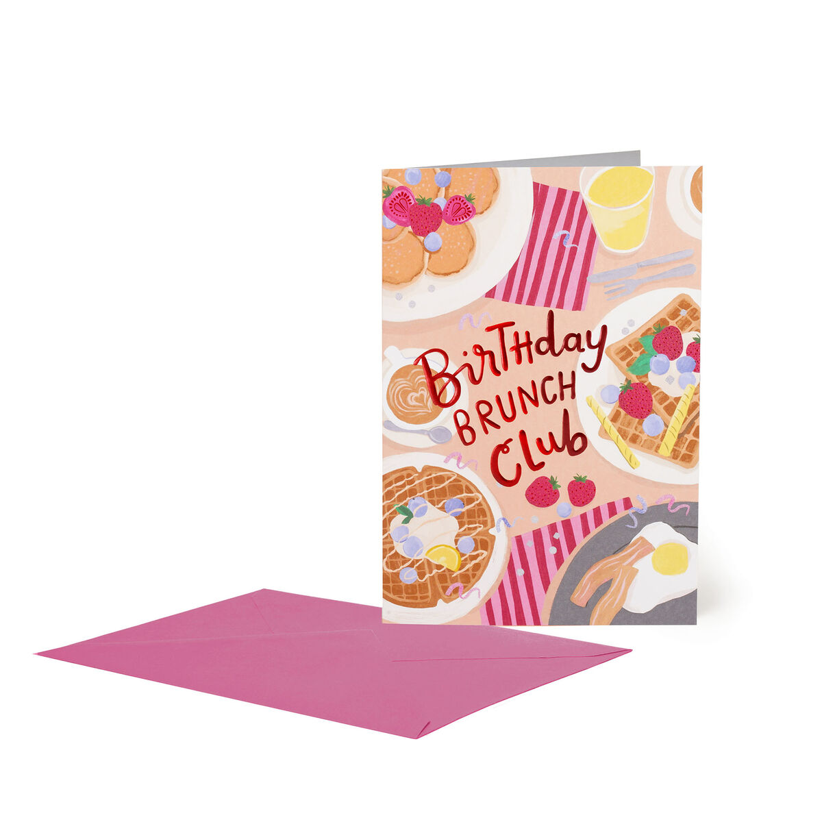 Birthday Card - Large - Greeting Card - Birthday Brunch