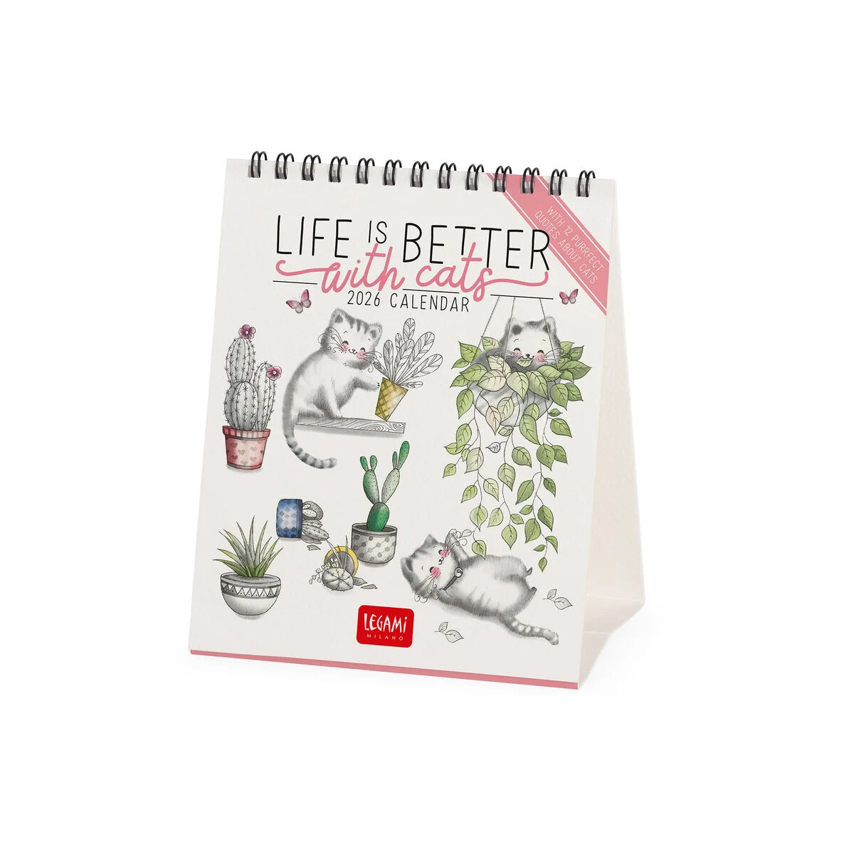 2026 Desk Calendar - 12 x 14,5 cm