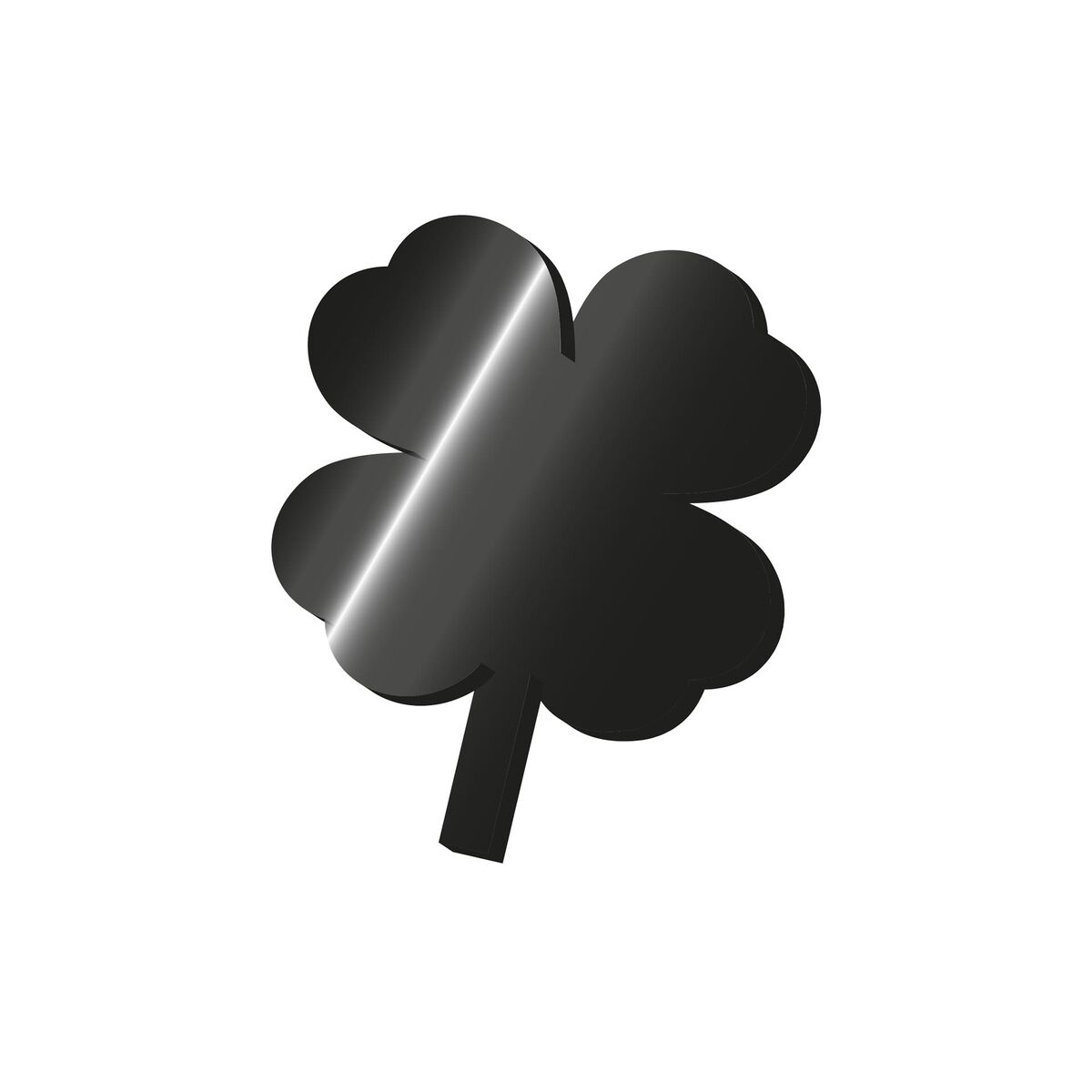 Decorative Adhesive Metal Shape - Four-Leaf Clover - My Initial