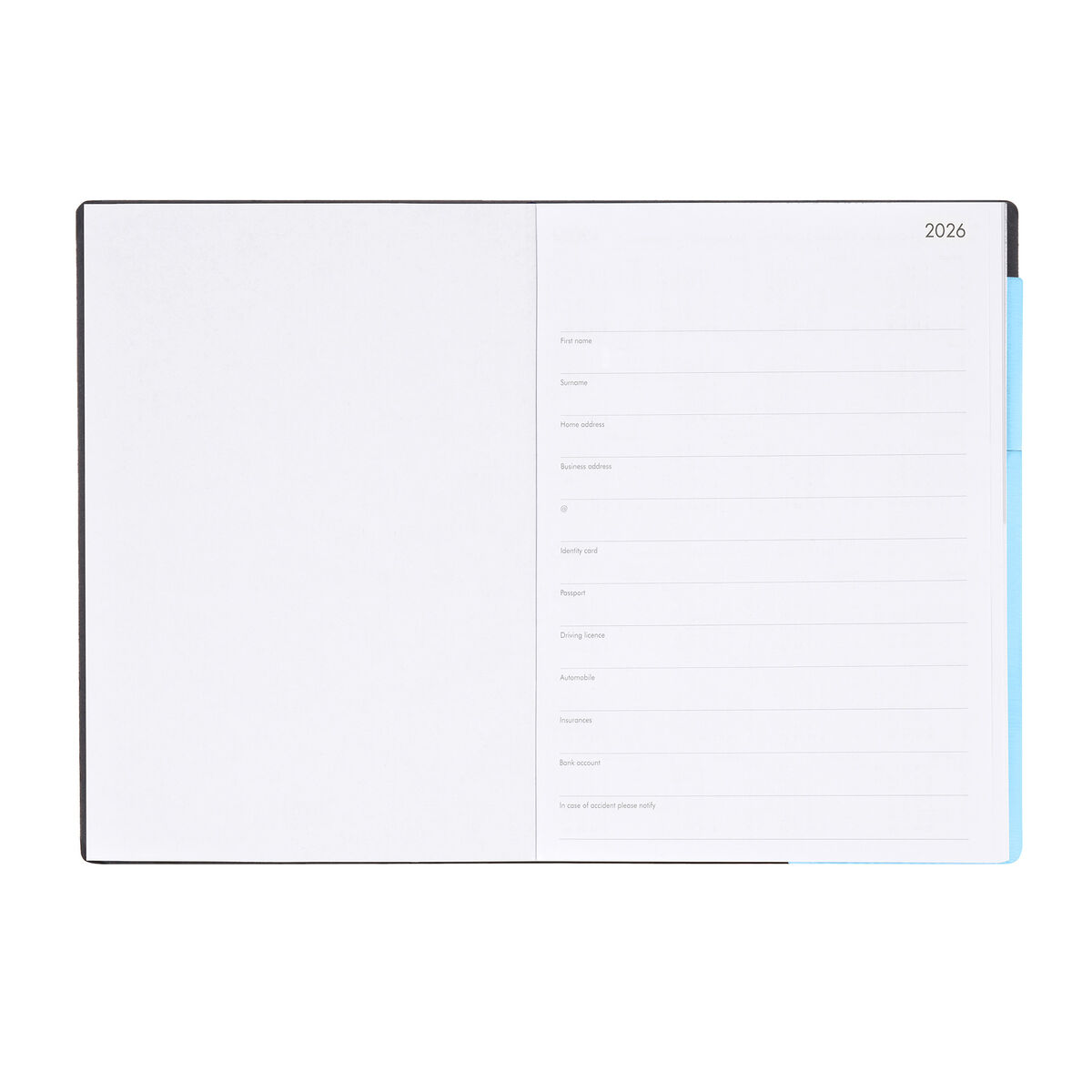 12-Month Large Weekly & Daily Diary - 2026