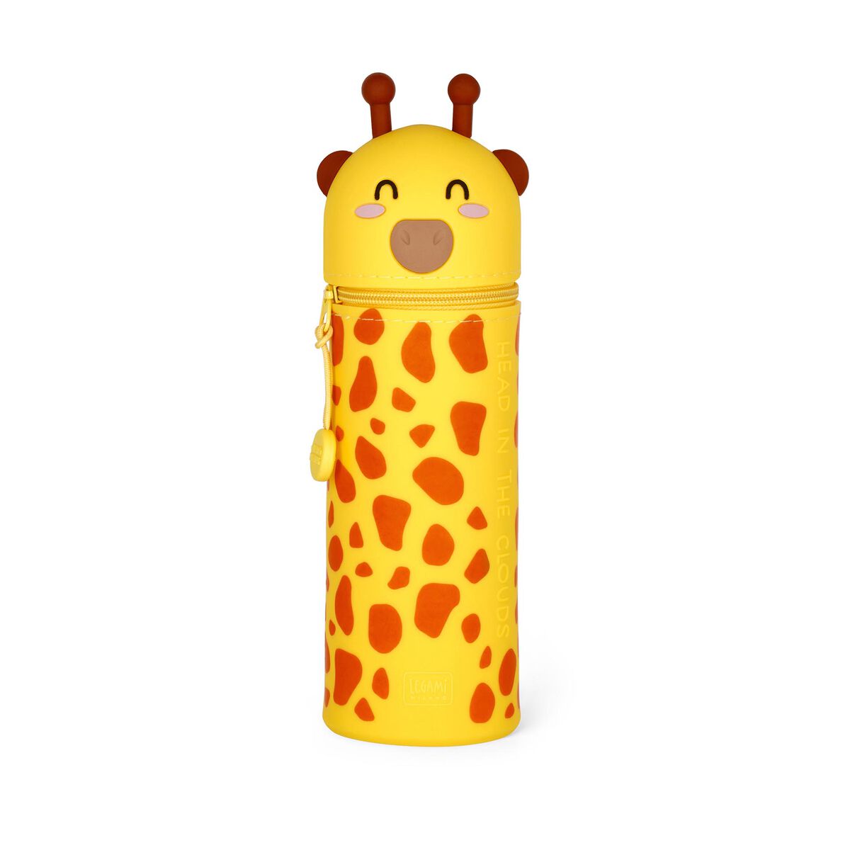 Giraffe "Head In The Clouds" 2-in-1 Silicone Pencil Case