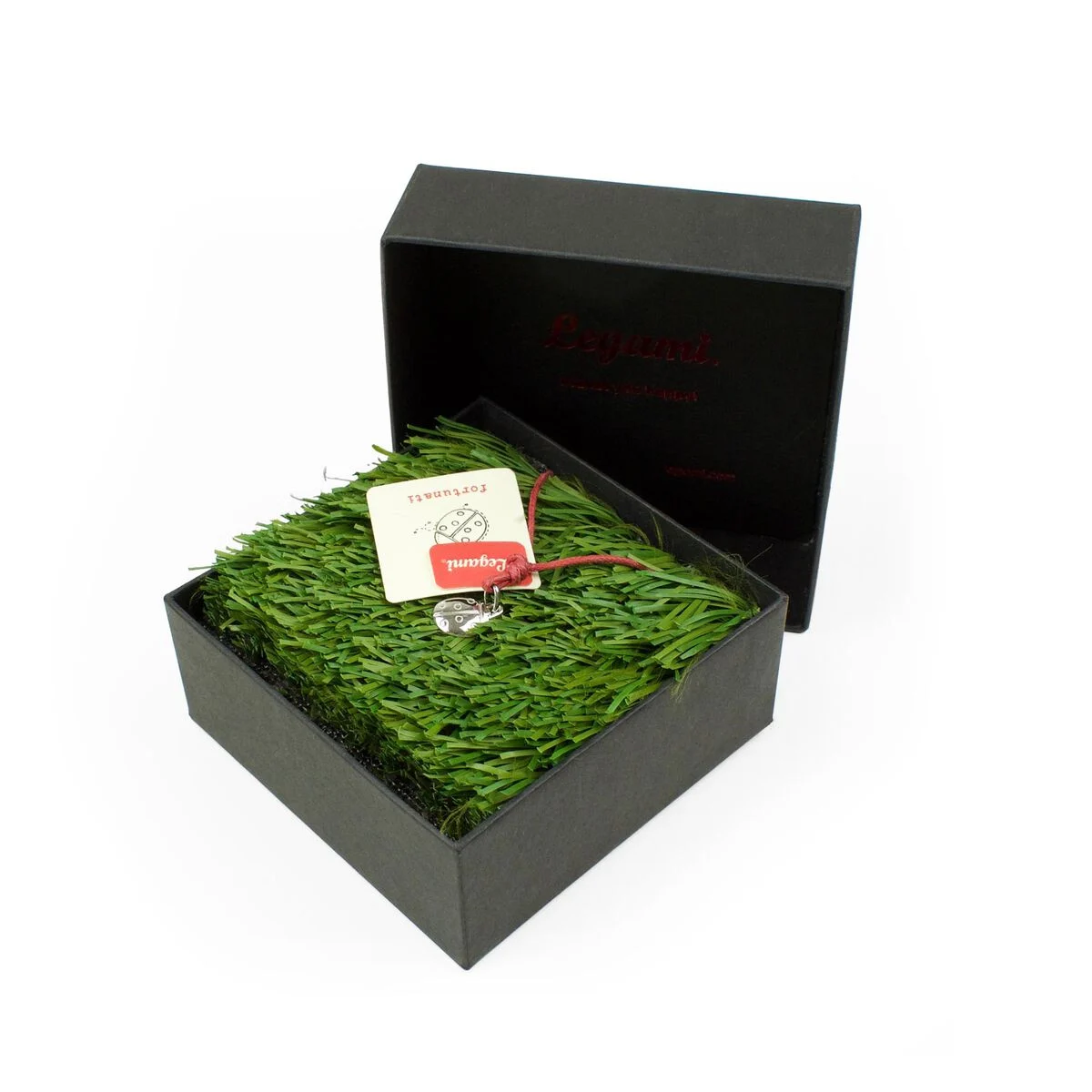 Lucky Bonds - Silver Pendant - Ladybug