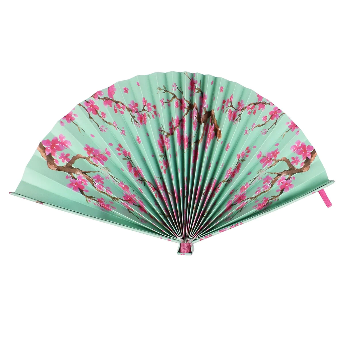 Flowers Folding Paper Fan - Fiesta & Siesta