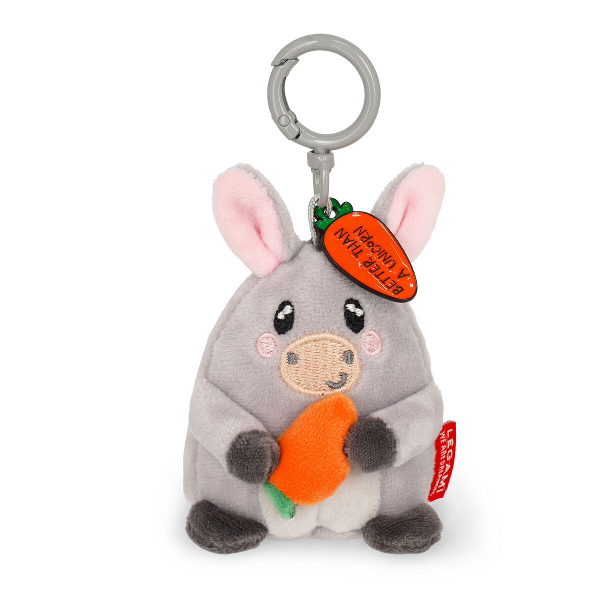 Donkey Plush Key Ring - Tiny Super Soft!
