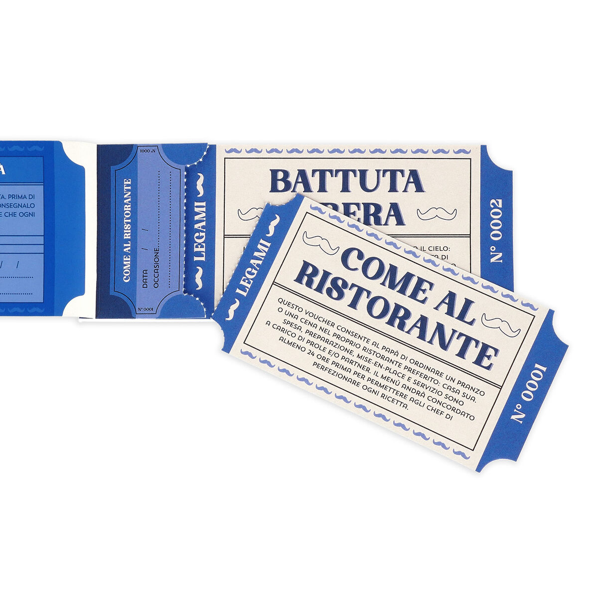 Book of 24 Vouchers for Dad - Italian - Gift Vouchers