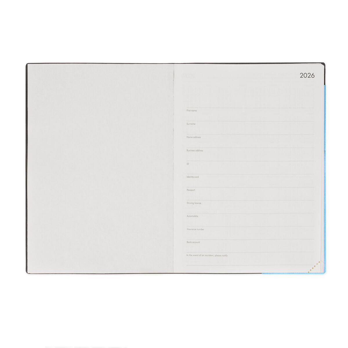 12-Month Large Daily Diary - 2026