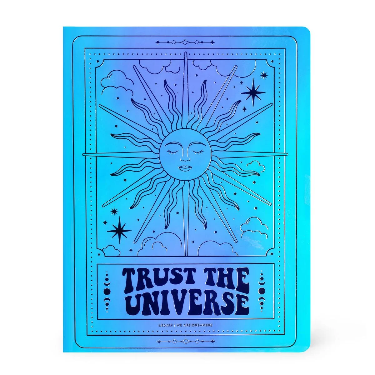 B5 Lined Notebook with Illustrated Hard Cover - Tarot