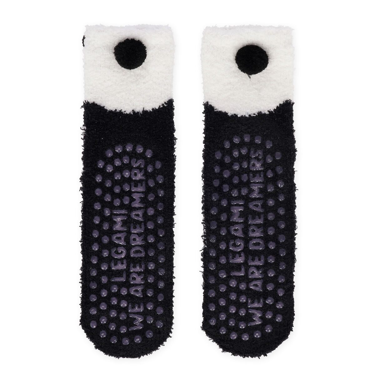 Non-Slip Panda Socks for Adults - It's a Match!
