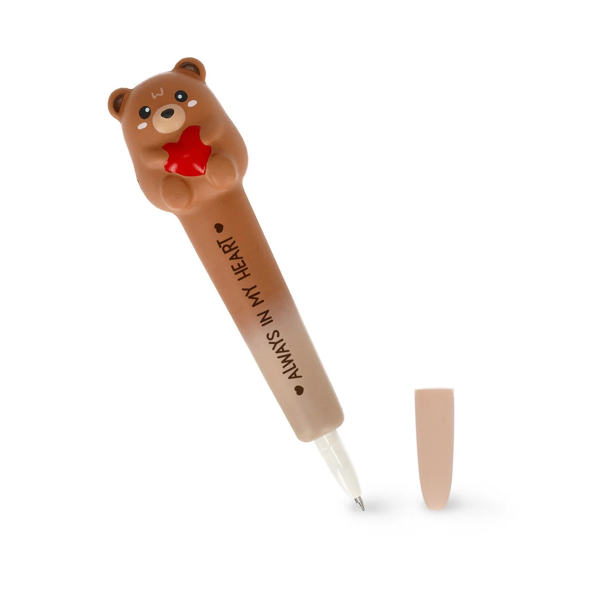 Always In My Heart Teddy Bear Squishy Gel Pen - Squeezies