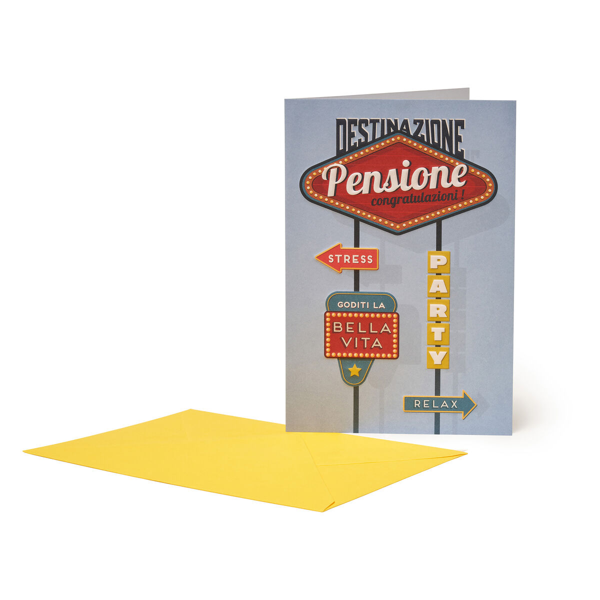 Greeting Card - Finalmente In Pensione Per Lui