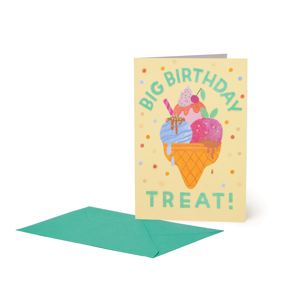 Birthday Card - Large - Greeting Card - Ice Cream