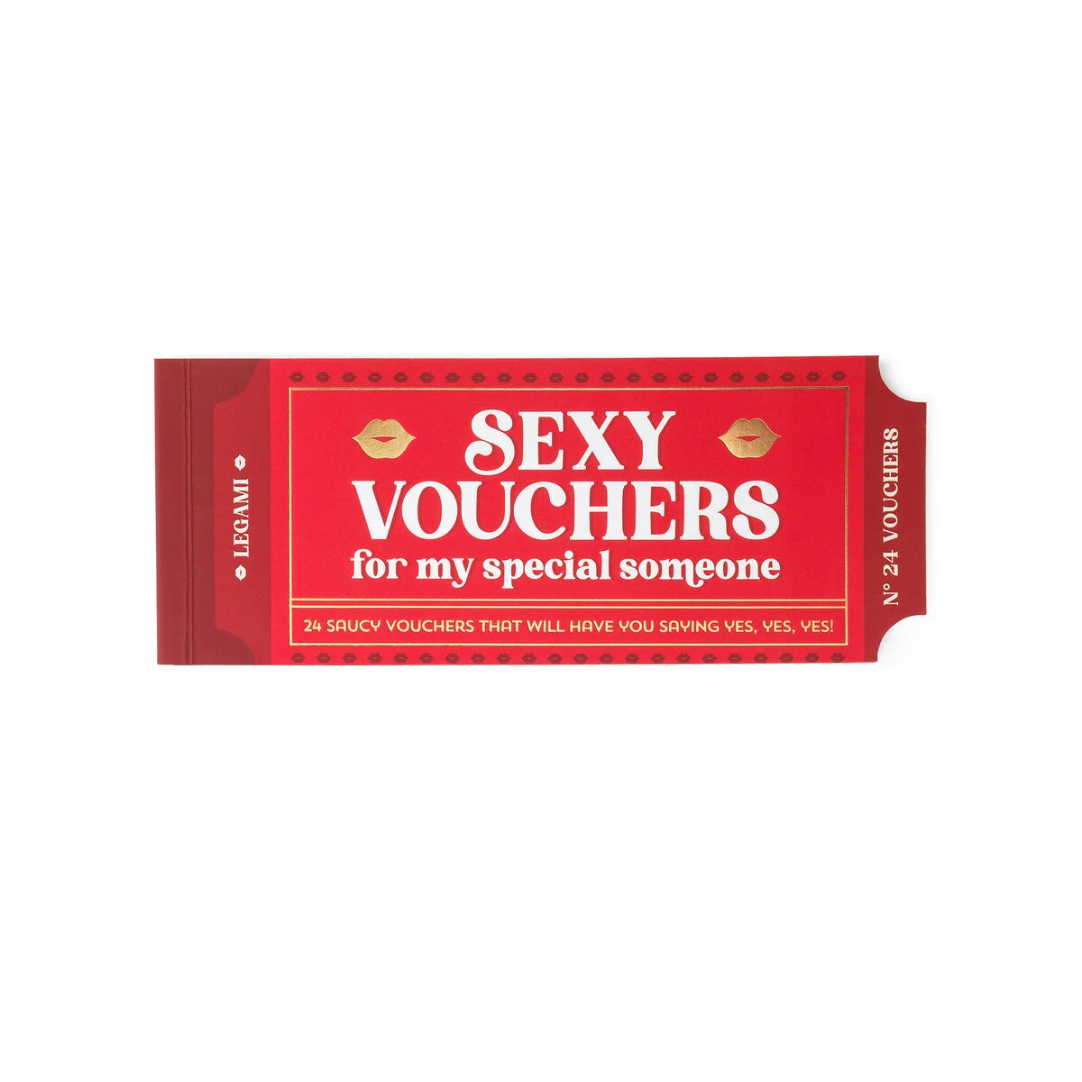 Book of 24 Sexy Vouchers - English - Gift Vouchers