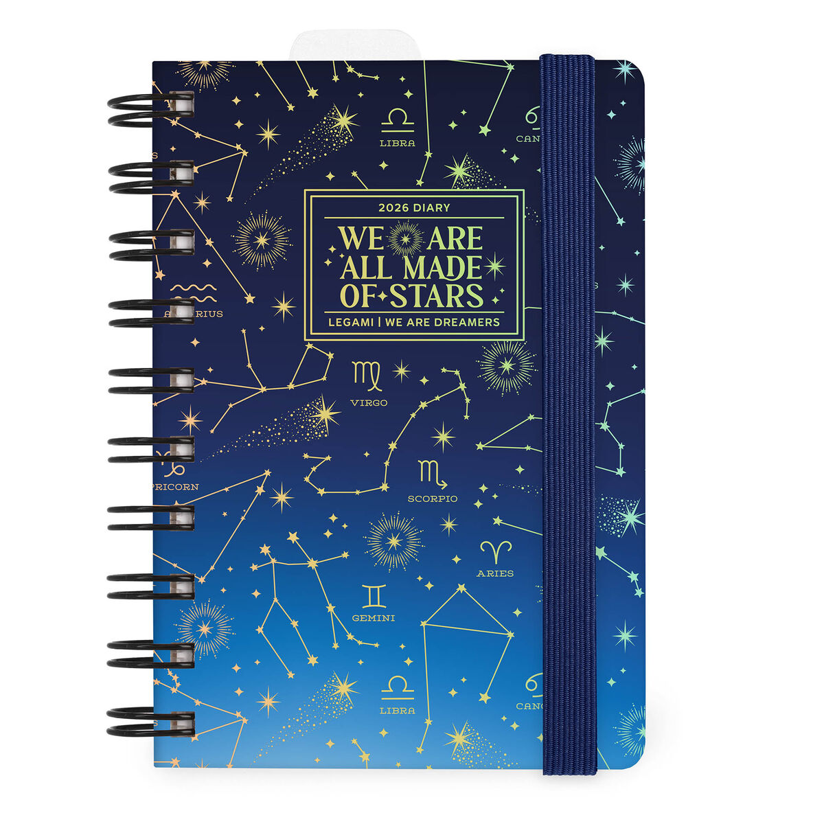 12-Month Small Daily Spiral-Bound Diary - 2026