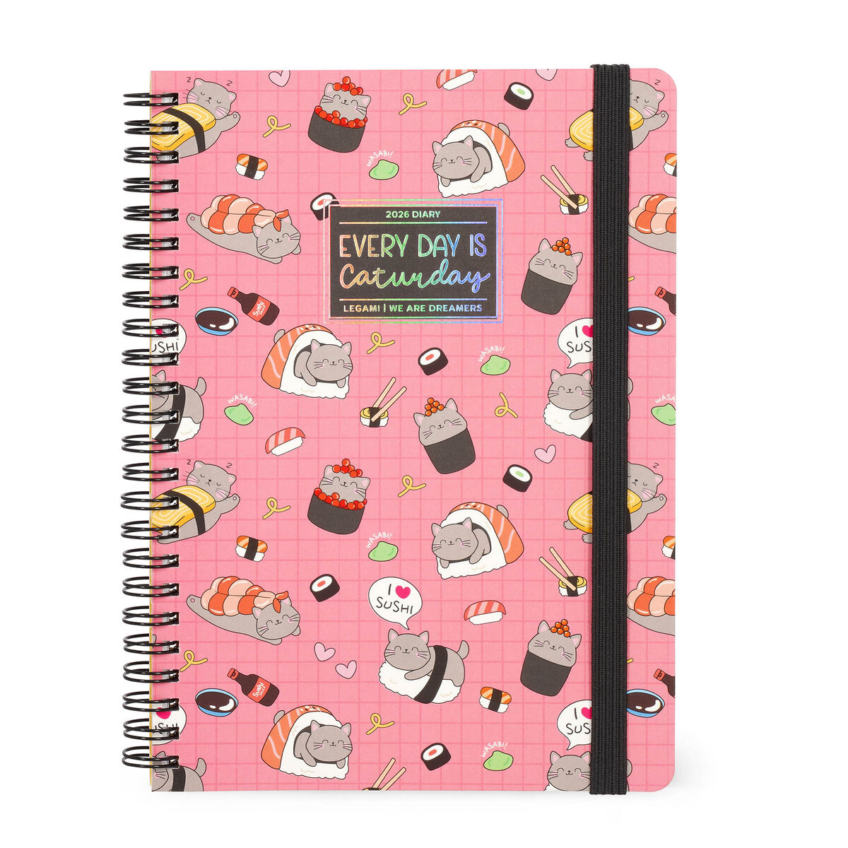 12-Month Large Weekly Spiral-Bound Diary - 2026