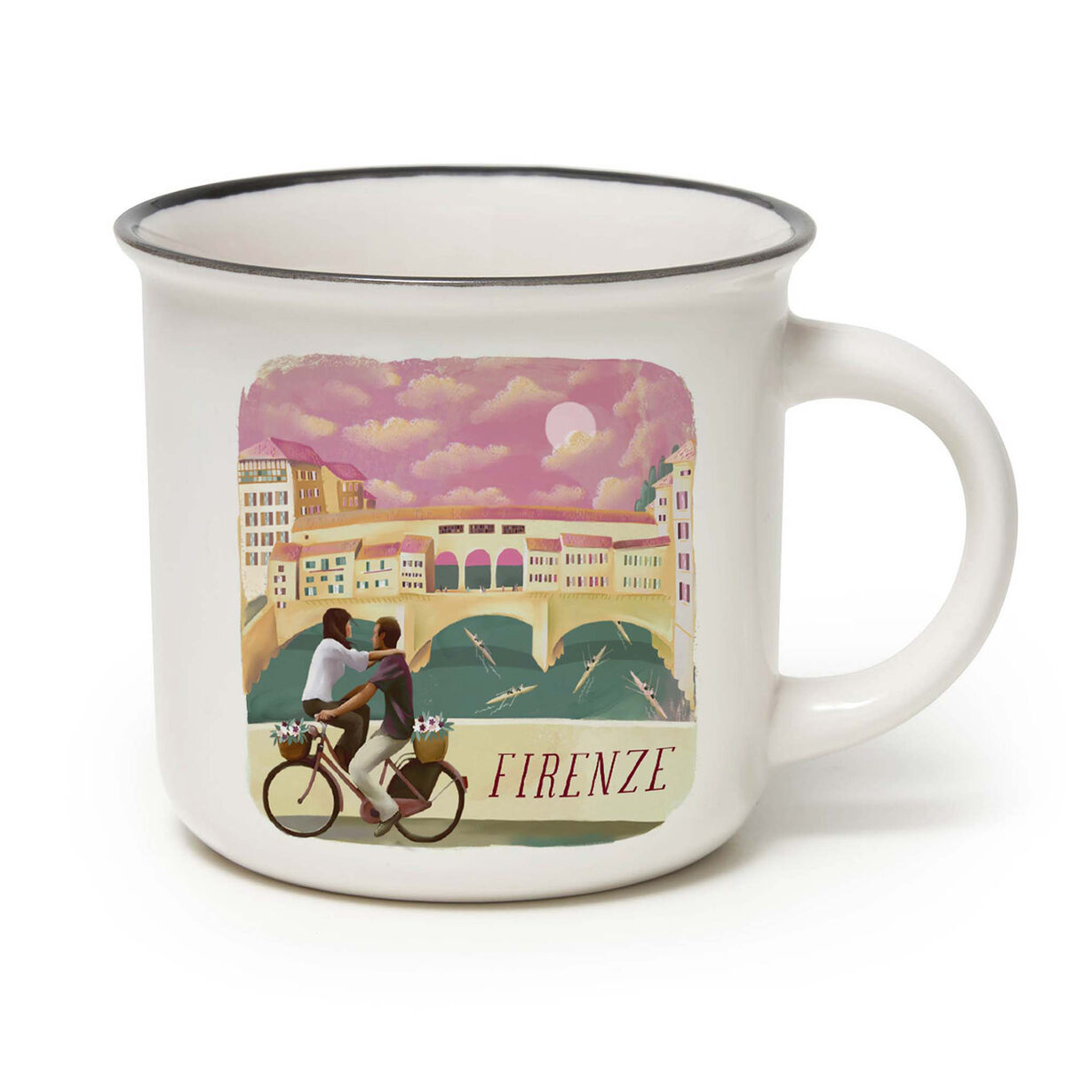 Porcelain Mug - Firenze - Cup-Puccino