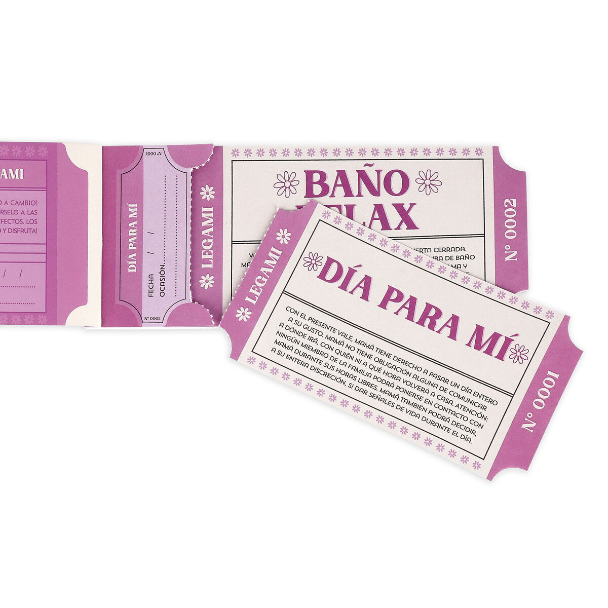 Book of 24 Vouchers for Mum - Spanish - Gift Vouchers