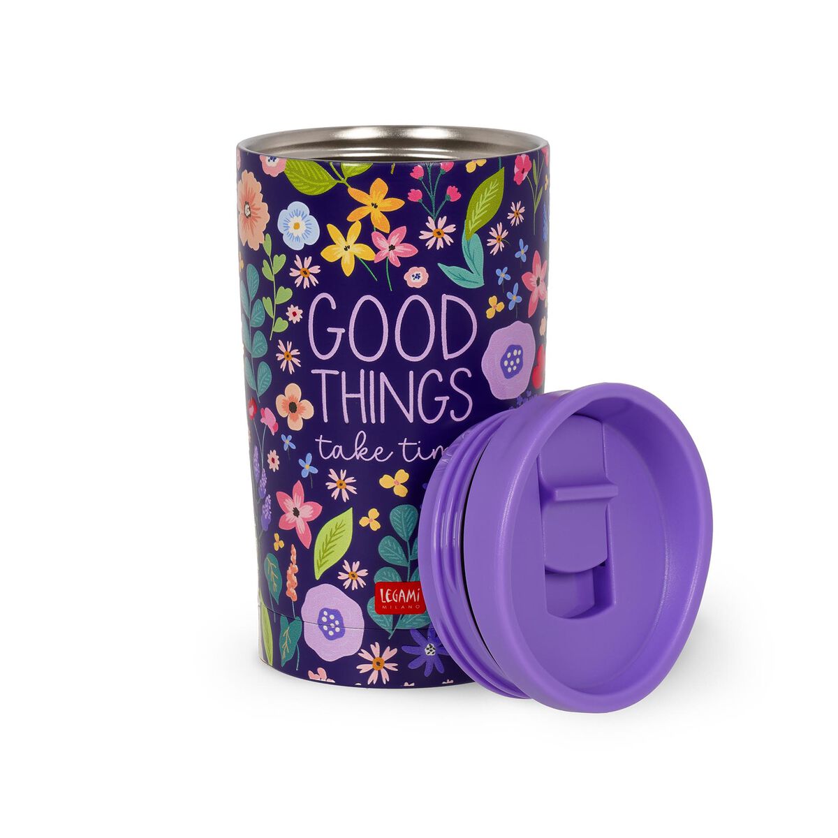 275 ml Vacuum Tumbler - Flowers - Hot & Cold