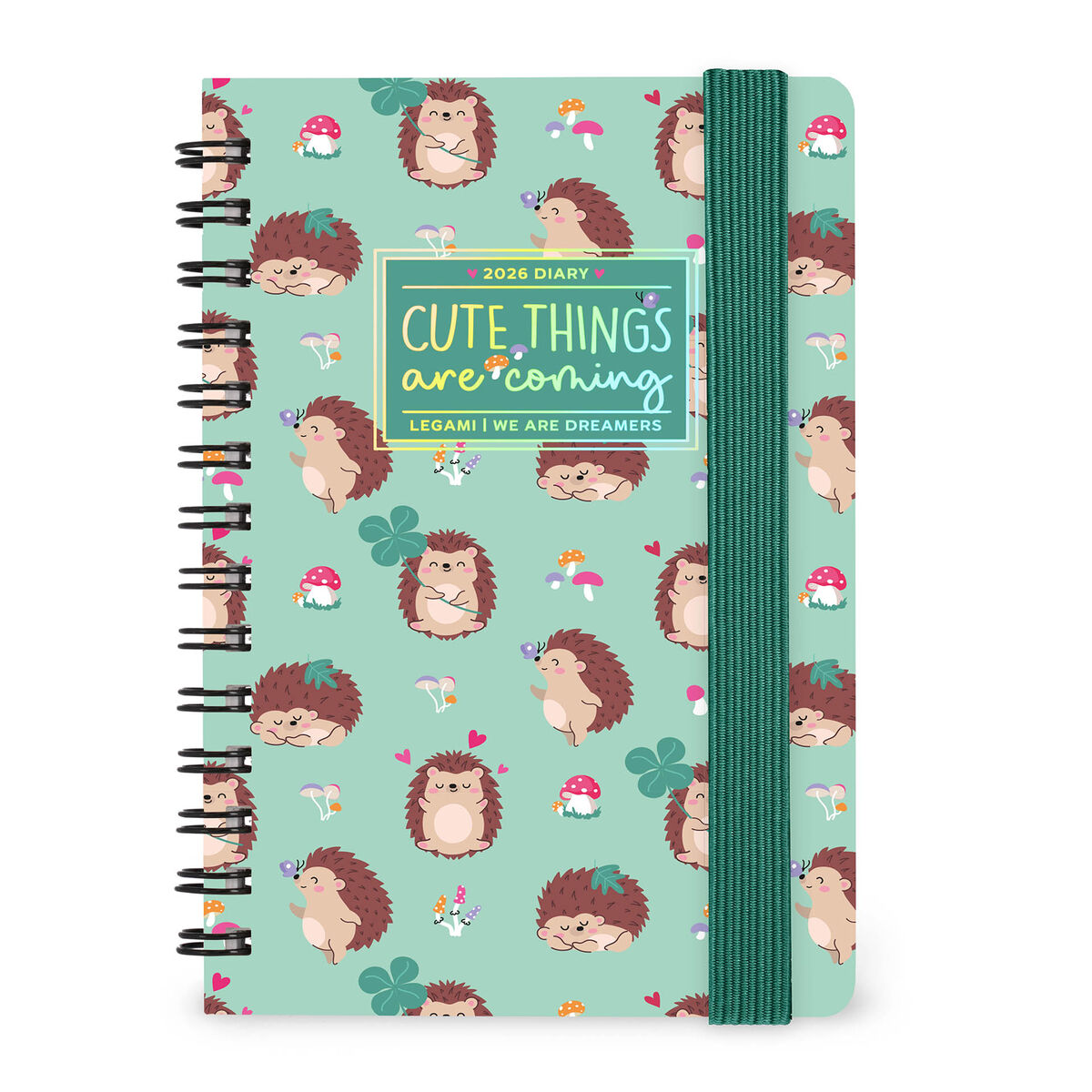12-Month Small Weekly Spiral-Bound Diary - 2026
