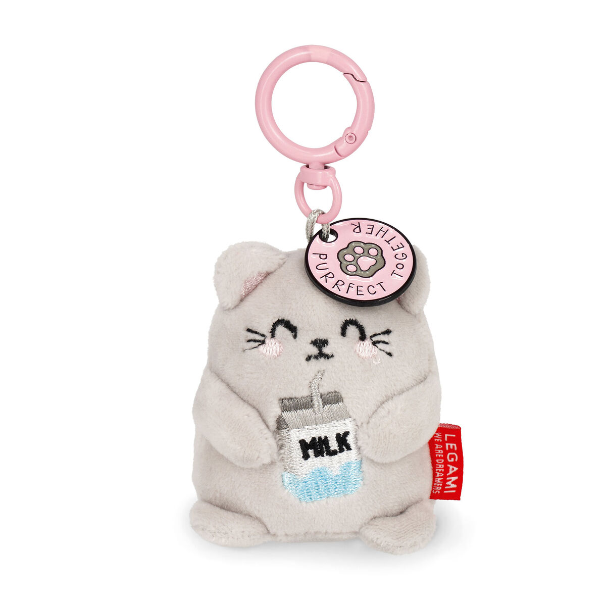 Kitty Plush Key Ring - Tiny Super Soft!