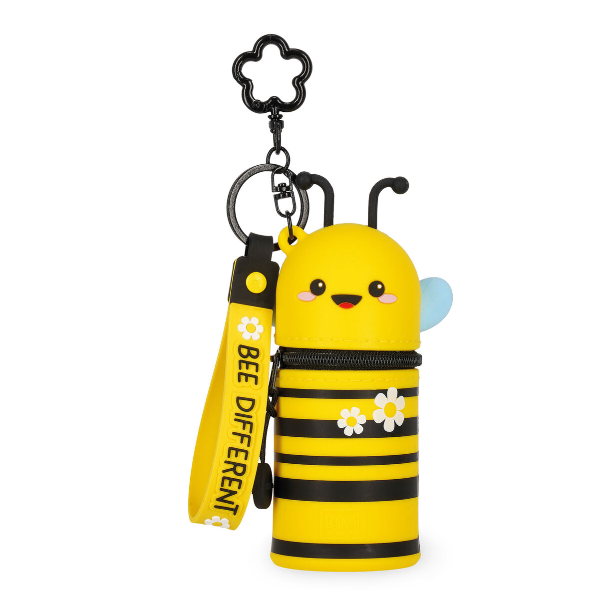 Bee Coin Purse with Key Ring - Mini Kawaii