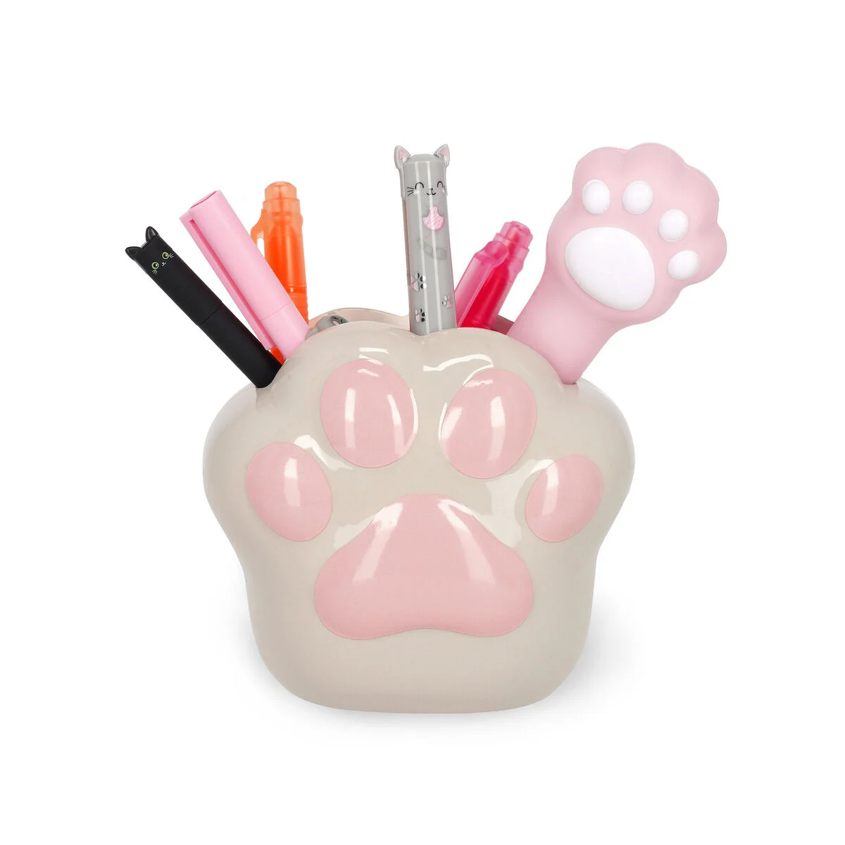 Kitty Ceramic Pen Holder - Desk Friends