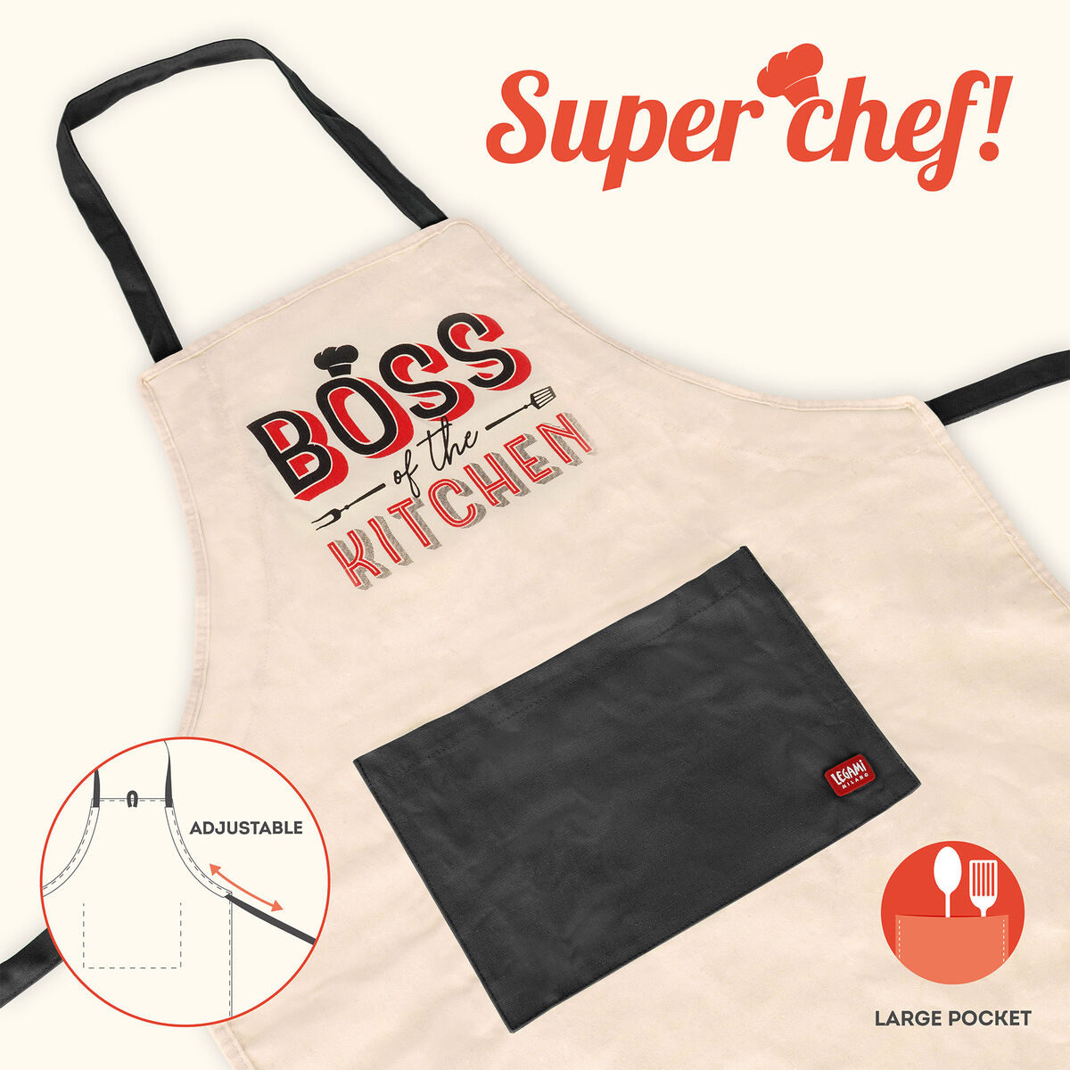 The Boss Cooking Apron - Super Chef