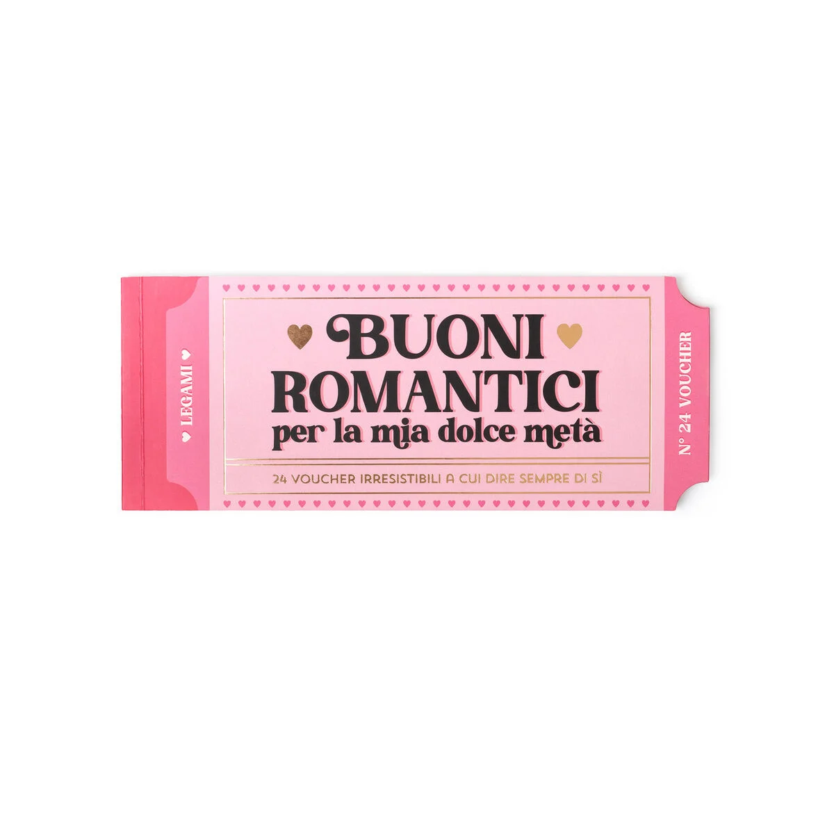 Book of 24 Romantic Vouchers - Italian - Gift Vouchers