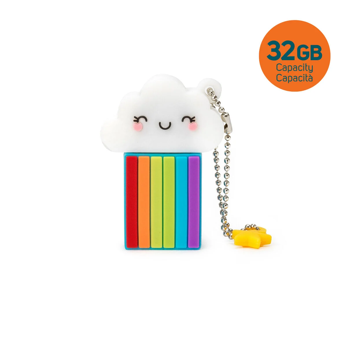 Rainbow 32 GB USB 3.0 Flash Drive - Flash Drive